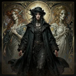 symmetry!! portrait of female plague doctor, lovecraftian, cosmic horror, intricate, highly detailed, dynamic lighting, digital art, digital painting, artstation, wlop, sharp focus, illustration, art by artgerm and greg rutkowski and alphonse mucha, 8 k