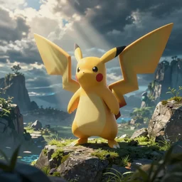 knolling of a pokemon game