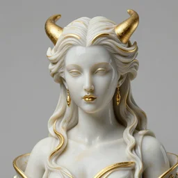a marble statue masterpiece of a gorgeous evil woman with white and gold, macro detailed oily skin, by kim jung gi, irakli nadar, intricate linework, bright colorshighly detailed, sharpness. victorian dress, hyper realistic., close up, face only, portrait, bright lights, bright render, octane render, corona render