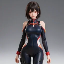 beautiful anime girl in a plugsuit, artstation, highly detailed, high quality