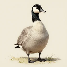 tonemapped evil! canadian goose!!! boss by arthur rackham