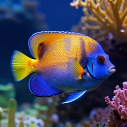 the most beautiful tropical fish, fantasy art, vivid colors, vibrant colors, trending on artstation, hdr