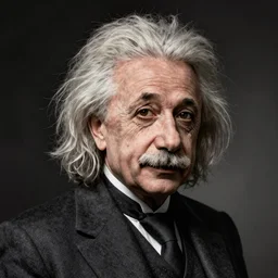 Albert Einstein but buff