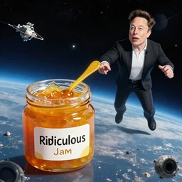 Ridiculous jam in space, Elon Musk chasing this jam