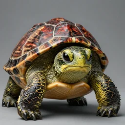 amazingly beautiful portrait of a hyper realistic, frowning, sad mitch mcconnell ( ( turtle ) ) by greg rutkowski, artgerm, alphonse mucha, concept art, octane render, highly detailed, high quality, 8 k, soft lighting, path traced