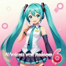 new vocaloid 6 ai voicebank release, official illustration, one person