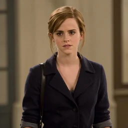 Movie still of Emma Watson in La Tour Montparnasse Infernale