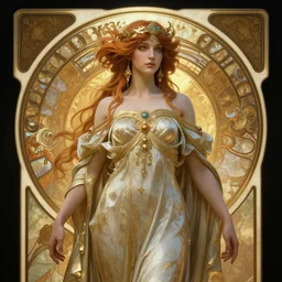goddess, garce, deco art, unreal engine, elgent, fantasy, rimming light, medium shot, artgerm lau ， greg rutkowski, alphonse mucha