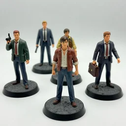 warhammer : ferris bueller's day off. production stills of 8 0 mm scale resin models from the film.