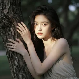 a tree with human arms and legs,