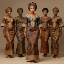 beautiful nigerian woman in traditional dress, extremely detailed, sharp focus, wide view, full body shot, smooth, digital illustration, by, james jean, by rossdraws, frank franzzeta, sakimichan, jeremy lipking