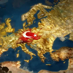 a highly detailed concept art of turkiye, greg rutkowski, cinematic lighting, illustration, artstation, digital painting, sharp focus, golden ratio, mythological, ultra realistic