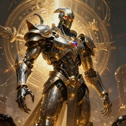 still frame from Prometheus movie by giger, necron lord skorpekh editorial by Malczewski, biomechanical armoured knight by Wayne Barlowe, ornate elaborate complex artifact of annihilation