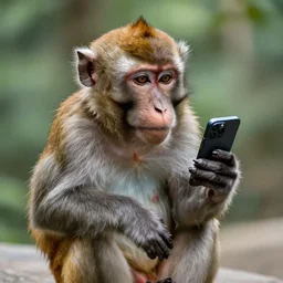 photograph of a monkey using tinder, reallisctic, hd, 4 k