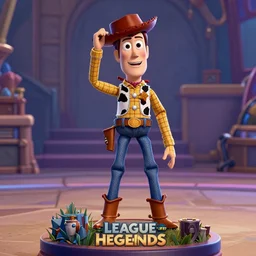 woody from toy story league of legends champion spotlight