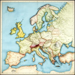 mysterious european nautical map