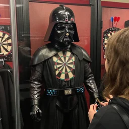 I saw darts vader shopping yesterday it was so weird