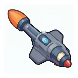 flat color style two dimensional science fiction spacecraft ion weapon. inkscape, illustrator, vector graphics, 2 d game, topdown, orthographic perspective.