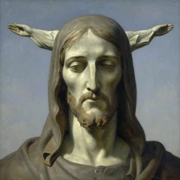 head of christ by warner e. sallman,