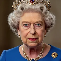queen elizabeth the second as a realistic fantasy d & d character, closeup portrait art by donato giancola and greg rutkowski, realistic face, digital art, trending on artstation