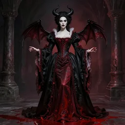 the countess bathory in her bloodbath, succubus