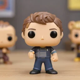 a precious moments figurine of a funko pop