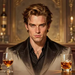 Hale Appleman as Lucifer Morningstar, Character Design, Facial Symmetry, Luxury, Alcohol