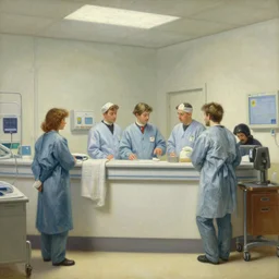 visual hospital background, highly detailed painting by gaston bussiere, craig mullins, j. c. leyendecker 8 k