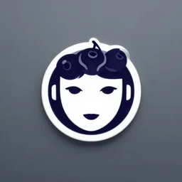 beauty logo design. award winning logo, design award, modern, elderberry, illustration, bold, clean, simplicity, minimalist, simple face, futuristic, digital art, sci - fi, unreal engine, cinematic, octane render, clear sharp focus,