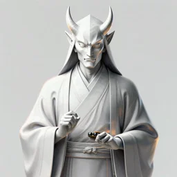 a cloaked demonic monk, crisp 8 k line art, digital painting, artstation, unreal engine, octane render, emissive lighting, concept art, matte, sharp focus, hyper realistic lighting, illustration, art by junto ito and takato yamamoto and philippe druillet