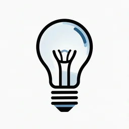 An abstract lightbulb logo for Effective Altruism
