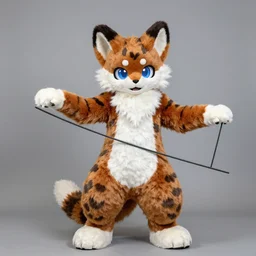 photo of a fursuit as a hopf fibration, a dimensional waystation, balancing the equation, crossing the line