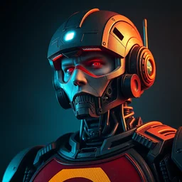 retrofuturistic superhero robot, portrait, quint buchholz, wlop, dan mumford, artgerm, liam brazier, peter mohrbacher, raw, featured on artstation, octane render, cinematic, rugged, intricate, 8 k