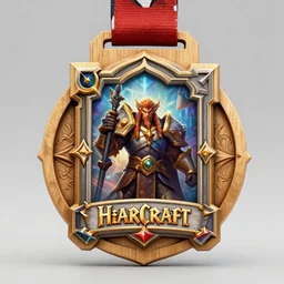 a wooden medal, a medal, a medal, a medal, artstation, hd, 8 k, sharp high quality artwork in style of greg rutkowski, concept art, blizzard warcraft artwork, hearthstone card artwork
