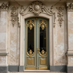 the portal door, elaborate emotive Baroque and Rococo styles to emphasize beauty as a transcendental, 8k image, ultra-realistic, style of binkley ed
