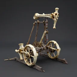 siege engine made of bones
