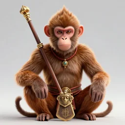 monkey king godly 8 k render high detail