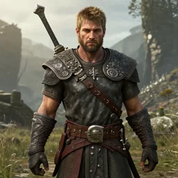 Gigachad in Skyrim