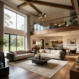 decorated modern country house interior, trending on artstation, hdr, 8 k, light reflections