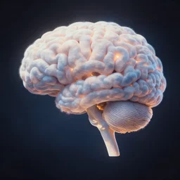 brain, clouds in the shape of brains. bloom, lighting. fantasy, digital painting, hd, detailed.