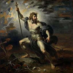 Destroyer of Worlds, painting by Sorolla