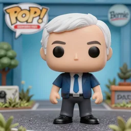 A highly detailed Funko pop of Bernie Sanders, unreal engine, intricate environment