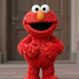elmo holding elmo hostage