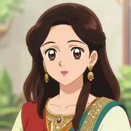 Imran Khan as an anime girl