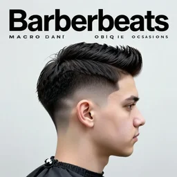 vaporwave music album cover, barberbeats, haircuts for men, macroblank, modest by default, oblique occasions