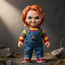 screaming daddy vader chucky doll