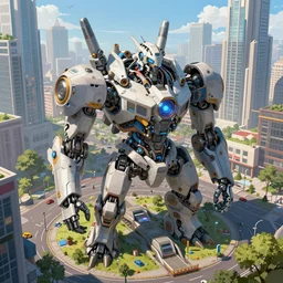 an intricate concept art, illustration, fantasy micro - world of a large mechanical biomes in a modern city street, ultra photorealistic, ultra sharp, pinterest, artstation, cgsociety, pinterest, digital art, anime colors, style by ivan talavera, hyperrealistic, octane render, 8 k