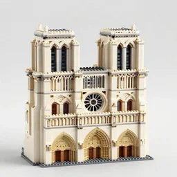 notre dame made of lego