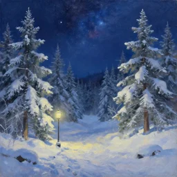 scenery artwork, scene beautiful, light!! light essential cozy winter snow world snow and night, surrealism oil on canvas, artstation!! pixiv!! dream scenery, quality astral projection render, nier automata concept art, vaporwave textures