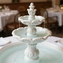 ornate gravy fountain